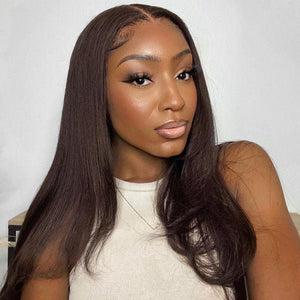 Easily Care Bone Straight Virgin Human Hair Wigs - Wigtrends