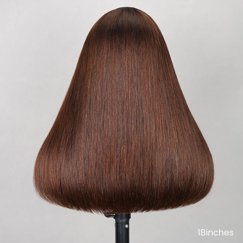 Easily Care Pre-cut Lace Straight Bob Haircut Wig - Wigtrends