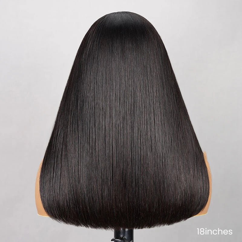 Easily Care Pre-cut Lace Straight Bob Haircut Wig - Wigtrends