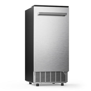 ecozy Portable Ice Maker Countertop, 9 Cubes Ready in 6 Mins, 26 lbs in 24 Hours, Self - Cleaning Machine with Ice Bags/Standing Ice Scoop/Ice Basket for Kitchen Office Bar Party, Aqua - Wigtrends