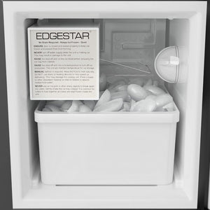 EdgeStar IB121 15 Inch Wide 12 Lbs. Capacity Built - In Ice Maker with 15 Lbs. Daily Ice Production - Stainless Steel - Wigtrends