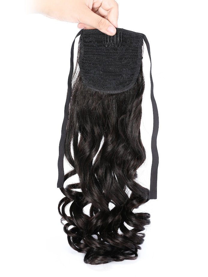 Elegant Loose Wave Clip-In Ponytail Extension - Wigtrends