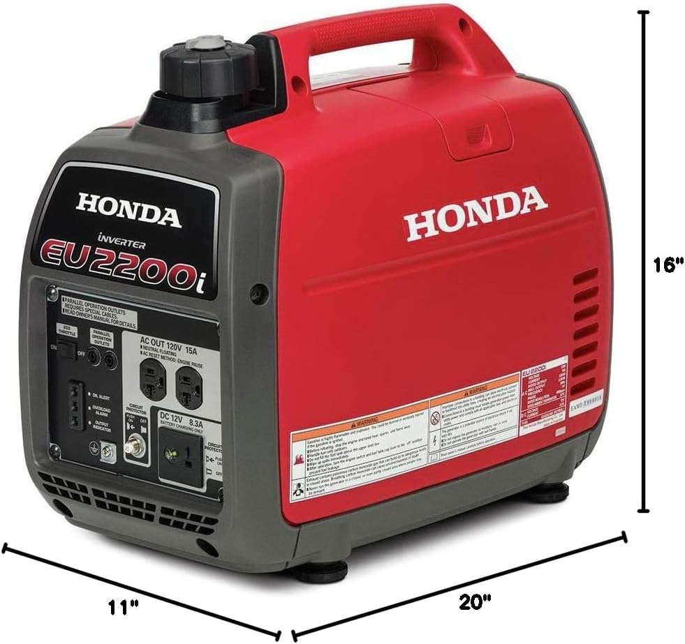 EU2200i 2200 Watt Portable Inverter Generator with Co - Minder - Wigtrends