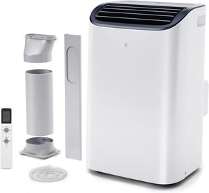 EUHOMY 8,000 BTU Portable Air Conditioners, 4 - in - 1 Portable AC Unit Up to 350 Sq.Ft, 4 Modes Quiet Air Conditioner with Remote Control, Cool, Fan, Dehumidifier, 24H Timer, Bedroom, Office, Apartments - Wigtrends