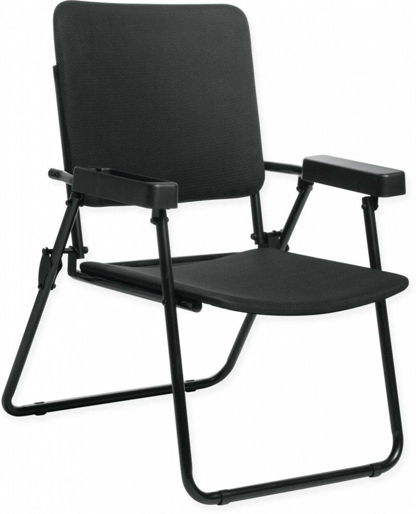 Folding Chair for Massage Cushions in Black - Wigtrends