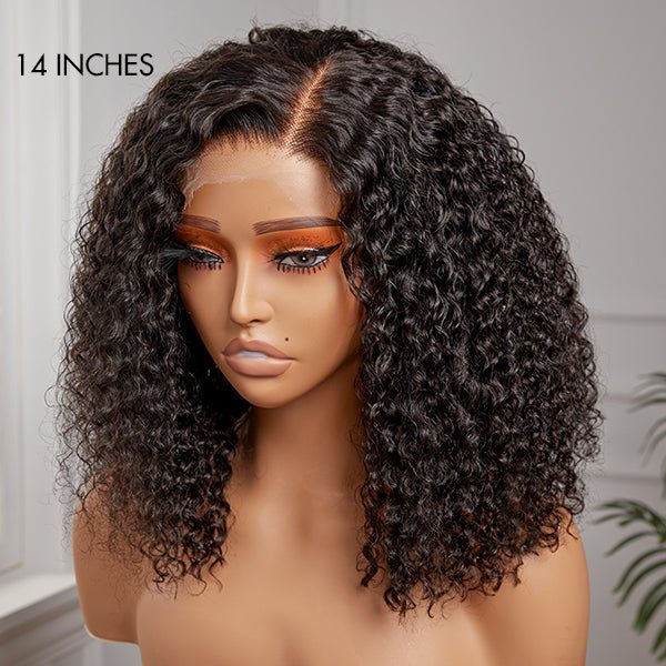 Full Kinky Curly 5x5 Closure Human Hair - Wigtrends