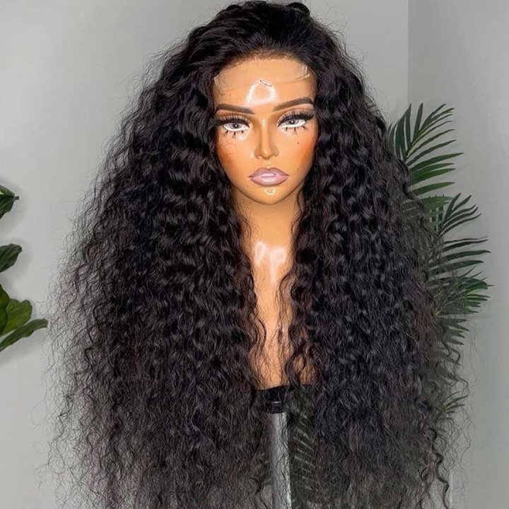 Glueless 5x5 HD Lace Closure Wig Pre Plucked Curly Hair Human Hair Wig - Wigtrends