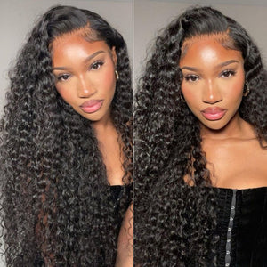 Glueless 5x5 HD Lace Closure Wig Pre Plucked Curly Hair Human Hair Wig - Wigtrends