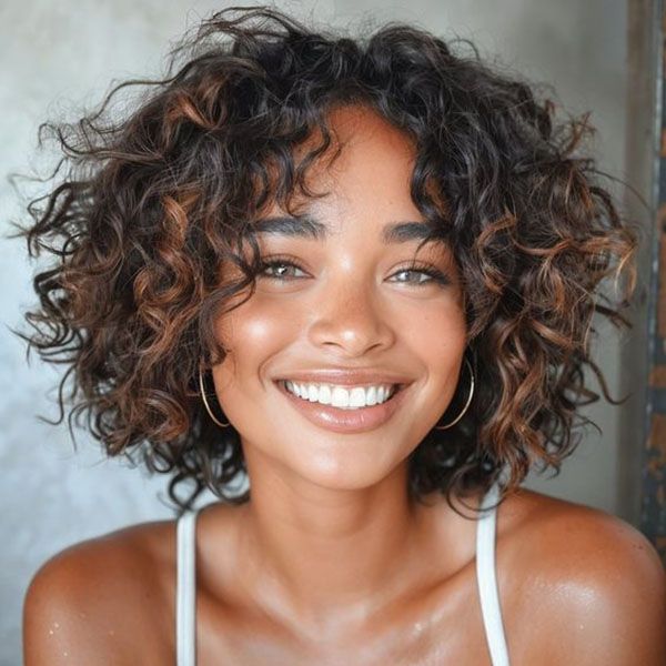 Glueless Short Pixie Cut Curly Bob Wig - Wigtrends