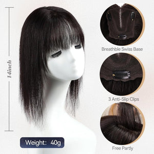 Hair Piece Wigs for Women Real Human Hair Swiss Lace Base Hand - Wigtrends