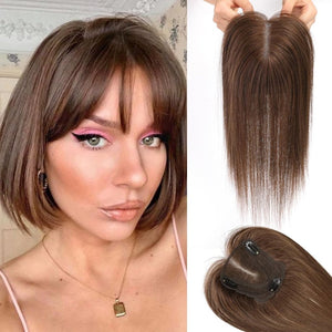 Hair Piece Wigs for Women Real Human Hair Swiss Lace Base Hand - Wigtrends