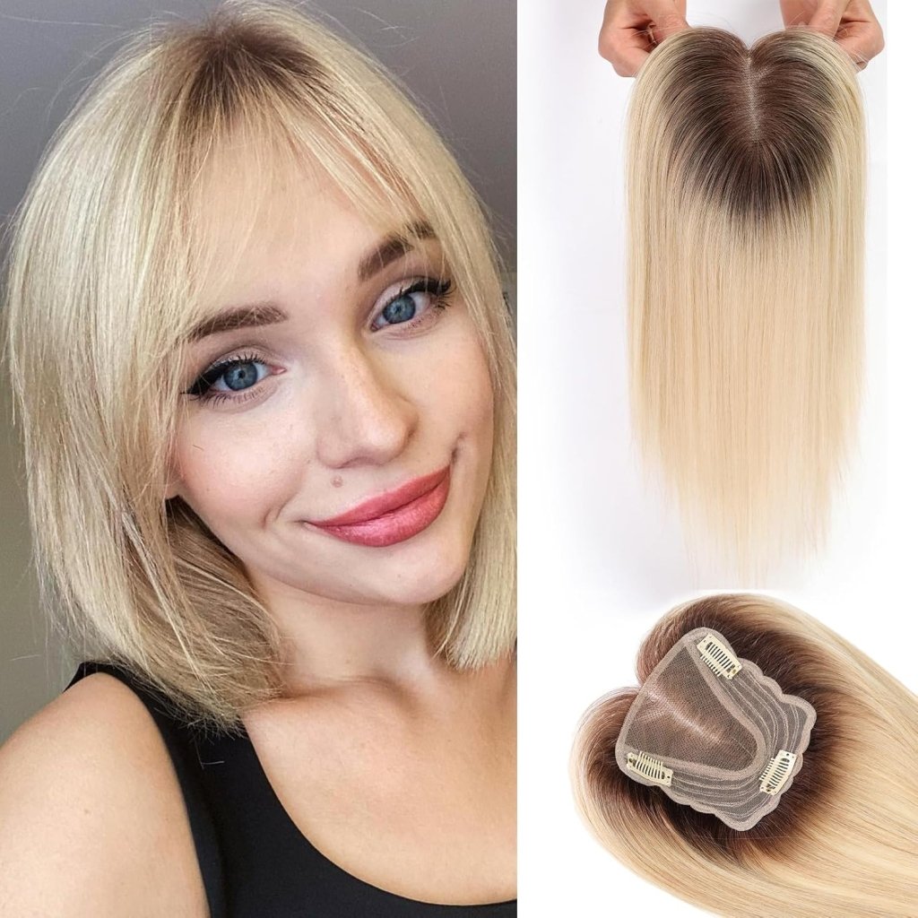 Hair Piece Wigs for Women Real Human Hair Swiss Lace Base Hand - Wigtrends