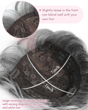 Hair Topper Short Pixie Cut Pieces for Women with Thinning Human Hair Wigs - Wigtrends