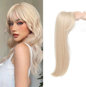 Hair Toppers for Women with Bang Hair Clip with Thinning Hair Wigs Hair Piece - Wigtrends