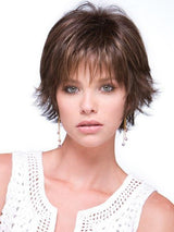 Human Hair Wigs Lace Front Wig Short Layered Elf Short Hair Wig - Wigtrends