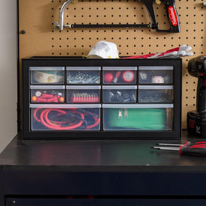 IRIS USA Screw Tool Organizer Small Parts Cabinet Chest, 44 - Drawer Hardware Electronics Nuts Bolts Storage Drawers Organization Toolbox Garage Craft Business Teacher Beads Scrapbook Art Hobby - Black - Wigtrends