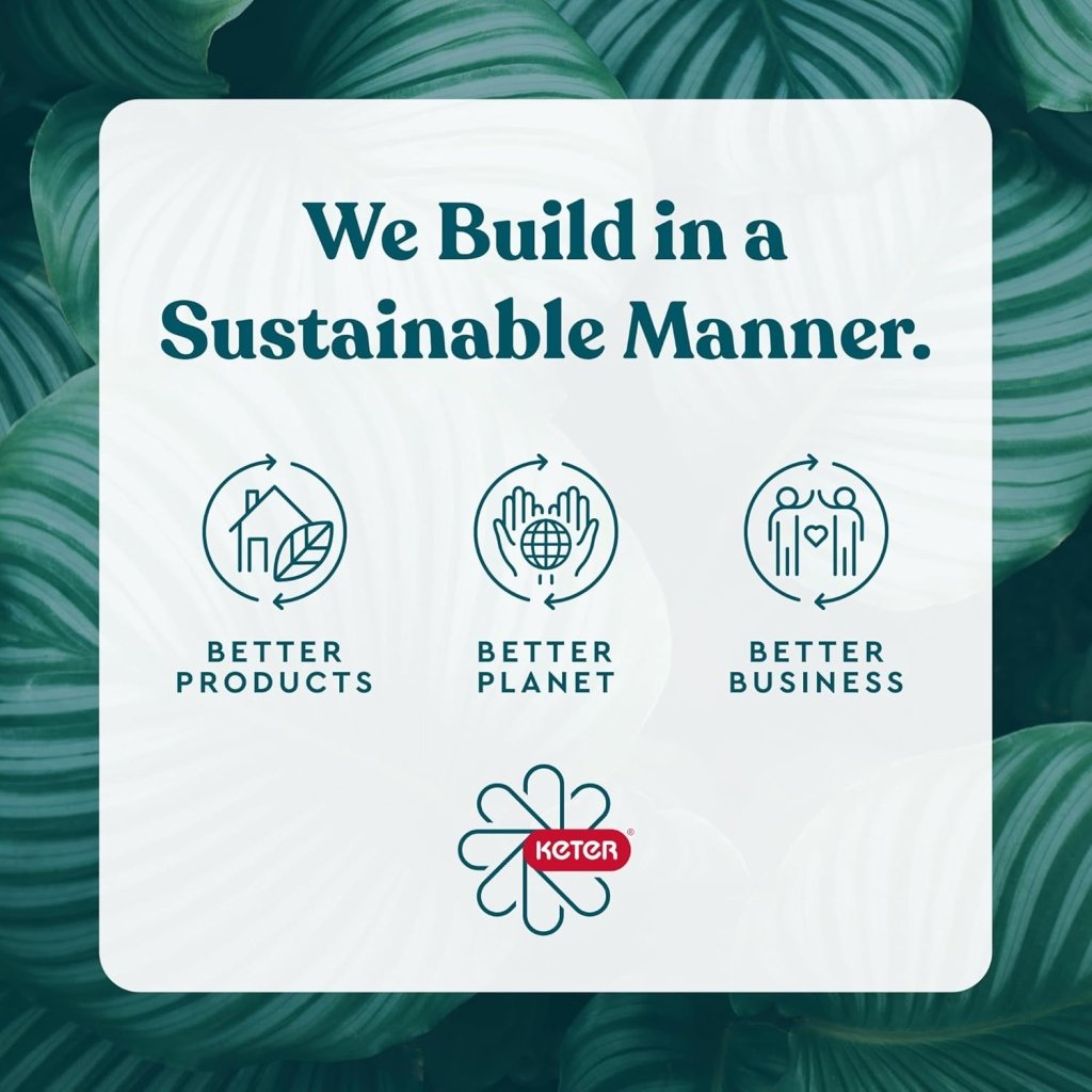 Keter Premier Tall 4.6 x 5.6 ft. Resin Outdoor Storage Shed with Shelving Brackets for Patio Furniture, Pool Accessories, and Bikes, Grey & Black - Wigtrends