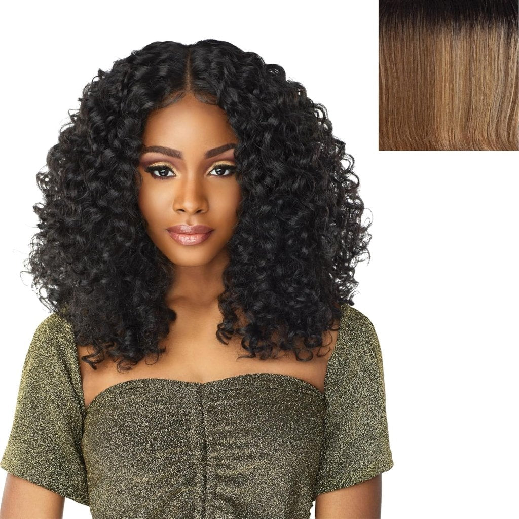 Lace front hair wig pre pulled hairline curls Human Hair Wigs - Wigtrends