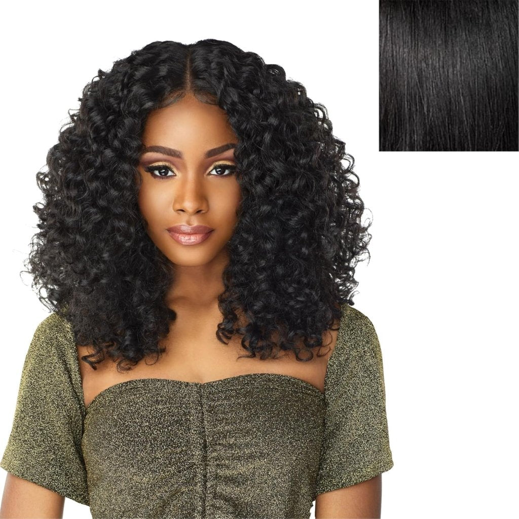 Lace front hair wig pre pulled hairline curls Human Hair Wigs - Wigtrends