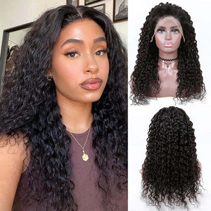 Long Water Wave Lace Front Wigs - Wigtrends