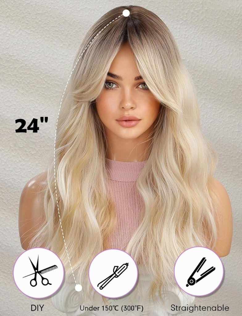 Long Wavy Wigs for Women Human Hair Wigs for Daily - Wigtrends