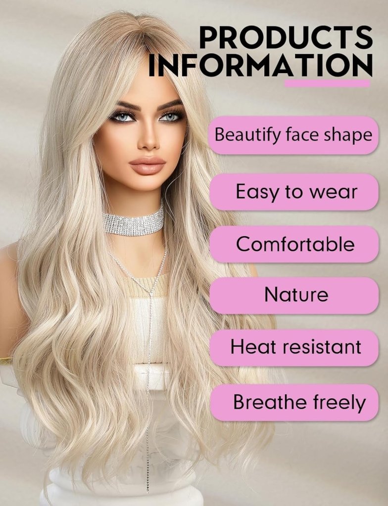 Long Wavy Wigs for Women Human Hair Wigs for Daily - Wigtrends