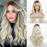 Long Wavy Wigs for Women Human Hair Wigs for Daily - Wigtrends