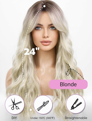 Long Wavy Wigs for Women Human Hair Wigs for Daily - Wigtrends