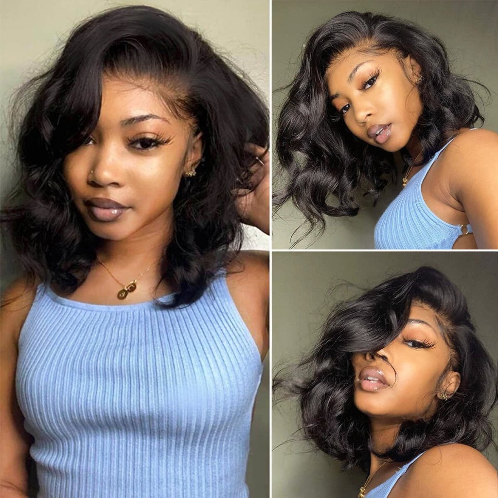 Natural Black Layered Cut Loose Curly Wigs - Wigtrends