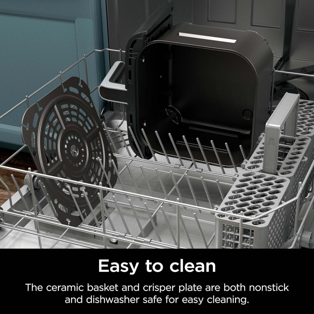 Ninja Air Fryer Pro XL 6 - in - 1 with 6.5 QT Capacity, Max Crisp, Air Fry, Air Roast, Bake, Reheat, Dehydrate, Max Crisp Technology with 450F, Nonstick Basket & Crisper Plate - Wigtrends