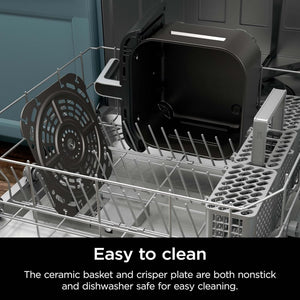 Ninja Air Fryer Pro XL 6 - in - 1 with 6.5 QT Capacity, Max Crisp, Air Fry, Air Roast, Bake, Reheat, Dehydrate, Max Crisp Technology with 450F, Nonstick Basket & Crisper Plate - Wigtrends