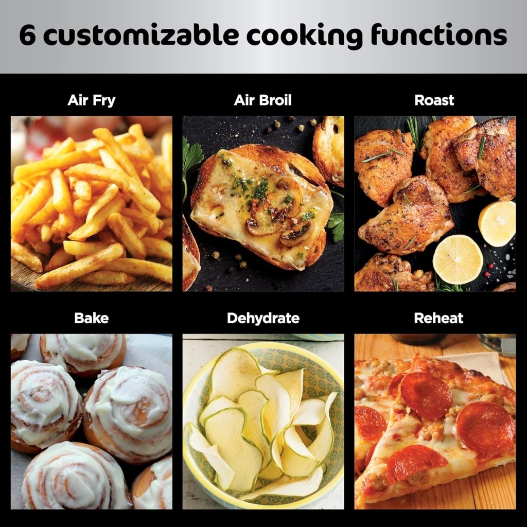 Ninja Foodi 6 - in - 1 FlexBasket Air Fryer with 7 - QT MegaZone & Basket Divider for Large Proteins & Full Meals, Smart Finish Cook 2 Foods 2 Ways, Family Sized Capacity, Air Fry, Roast & More - Wigtrends