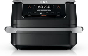 Ninja Foodi 6 - in - 1 FlexBasket Air Fryer with 7 - QT MegaZone & Basket Divider for Large Proteins & Full Meals, Smart Finish Cook 2 Foods 2 Ways, Family Sized Capacity, Air Fry, Roast & More - Wigtrends