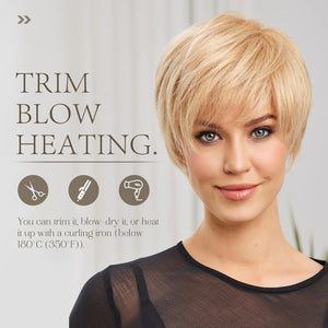 Pixie Cut Human Hair Wigs for Women Pretty Short Gray Wigs for Women Natural Realistic - Wigtrends