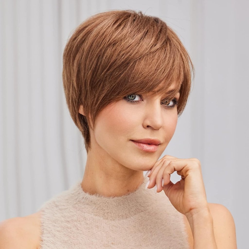 Pixie Cut Human Hair Wigs for Women Pretty Short Gray Wigs for Women Natural Realistic - Wigtrends