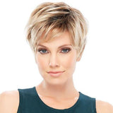 Pixie Cut Human Hair Wigs for Women Pretty Short Gray Wigs for Women Natural Realistic - Wigtrends