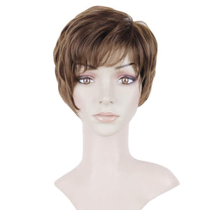 Pixie Layered Short Blonde Wigs for White Women Black Women Human hair - Wigtrends