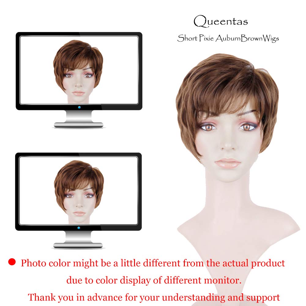 Pixie Layered Short Blonde Wigs for White Women Black Women Human hair - Wigtrends