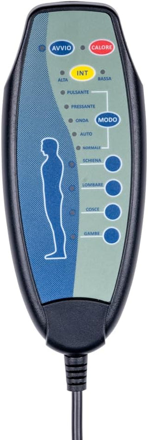Poltrona Relax Elettrica con Sistema Lift, Massaggiante e Riscaldante con Reclinazione a Letto e Seduta Ergonomica in Tessuto - Wigtrends