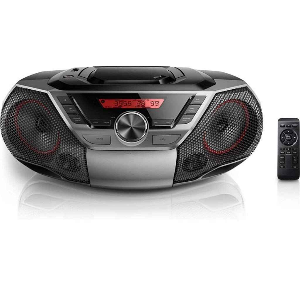 Portable CD Player Bluetooth with Cassette All in one Powerful Stereo Boombox - Wigtrends