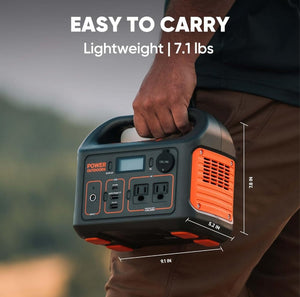 Portable Power Station Explorer 300, 293Wh Backup Lithium Battery, Solar Generator for Outdoors Camping Travel Hunting Blackout (Solar Panel Optional) - Wigtrends