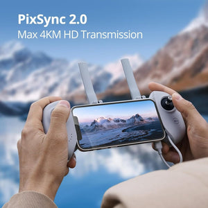 Potensic ATOM SE GPS Drone with 4K EIS Camera, Under 249g, 62 Mins Flight, 4KM FPV Transmission, Brushless Motor, Max Speed 16m/s, Auto Return, Lightweight and Foldable Drone for Adults Beginner - Wigtrends