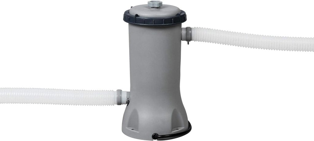 Power Steel 14' x 8'2" x 39.5" Oval Above Ground Pool Set | Includes 530gal Filter Pump, Ladder, ChemConnect Dispener - Wigtrends