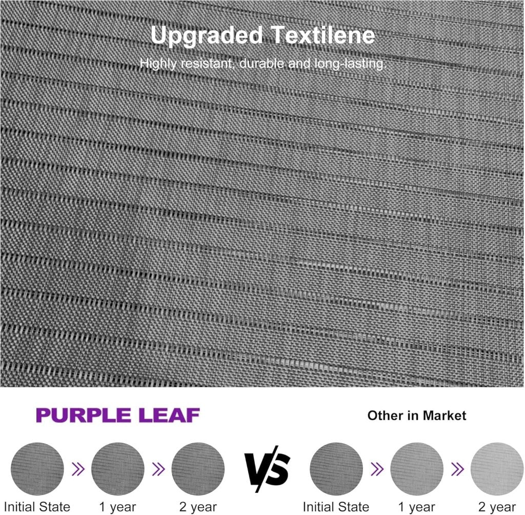 PURPLE LEAF Patio Tanning Lounge Chair Set with Face Down Hole Outdoor Aluminum Adjustable Reclining Chairs Wheels Pillows and Table for Poolside Beach Sunbathing Lounger, Beige - Wigtrends