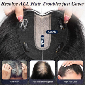 Real Hair Toppers for Women with Thinning Hair - Wigtrends