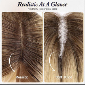 Real Hair Toppers for Women with Thinning Hair - Wigtrends