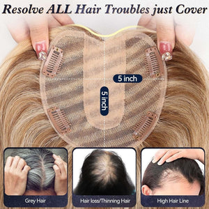 Real Hair Toppers for Women with Thinning Hair - Wigtrends