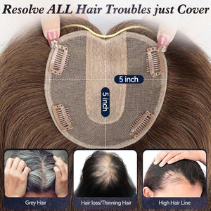 Real Hair Toppers for Women with Thinning Hair - Wigtrends