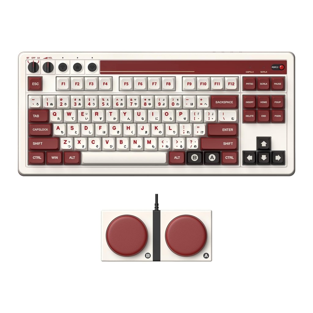 Retro Mechanical Keyboard, Bluetooth/2.4G/USB - C - Wigtrends