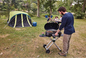 RoadTrip 285 Portable Stand - Up Propane Grill with 3 Adjustable Burners & Instastart Ignition, 20,000 BTUs of Power for Outdoor Cooking, Camping, Tailgating, Grilling, BBQs, & More - Wigtrends